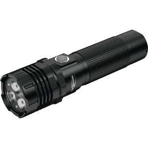 ANSMANN LED Taschenlampe Pro 3000R, wiederaufladbar, schwarz, Aluminium Bild 2