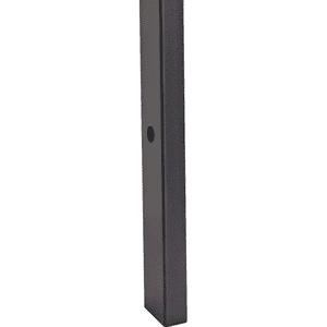 K.57 Fahrrad-Anlehnbügel Edge, zum Einbetonieren, anthrazit, Rechteckrohr, 900x800mm(1200mm) Bild 4
