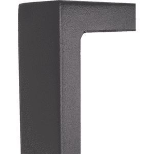 K.57 Fahrrad-Anlehnbügel Edge, zum Einbetonieren, anthrazit, Rechteckrohr, 900x800mm(1200mm) Bild 3