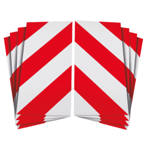 ORALITE® Containerwarnmarkierung, 4 links-/4 rechtsweisend, Reflexfolie, 141x705mm Bild 1