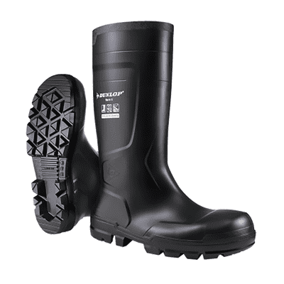 DUNLOP Sicherheitsstiefel Work-It, Kategorie II, S5 SR FO LG, schwarz, PVC, Größe 35 Bild 1