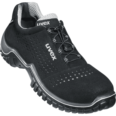 uvex ESD-Halbschuh motion style, 6989.8, S1, Kategorie II, schwarz/silber, Größe 36 Bild 1