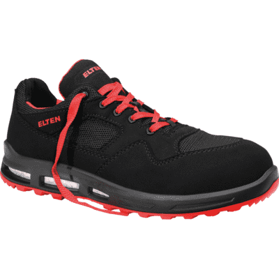 ELTEN ESD-Halbschuh Lakers XXT Low, 729711, Kategorie II, S1P SRC, schwarz/rot, Größe 36 Bild 1