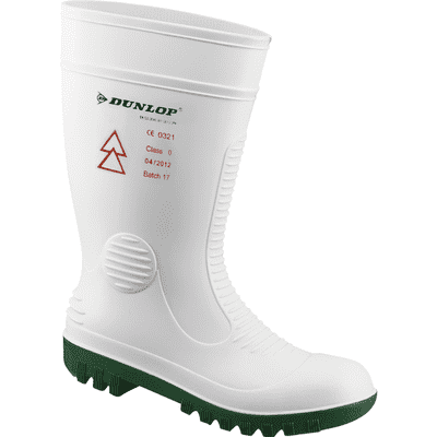 DUNLOP Elektriker-Stiefel Acifort HV, DIN A571411, Kategorie III, SB, weiß, PVC, Größe 39/40 Bild 1