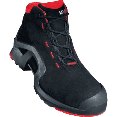 uvex ESD-Stiefel uvex 1,8517.1, S3 SRC, Kategorie II, schwarz/rot, Weite 10, Größe 35 Bild 1