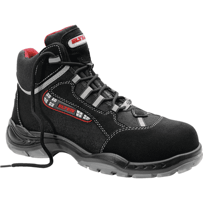ELTEN ESD-Schnürstiefel SANDER, 76872, S2 SRC, Kategorie II, schwarz/rot, Größe 35 Bild 1