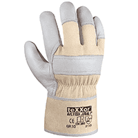 Schutzhandschuh Ural I, Kategorie II, natur, Rindvollleder, Größe 9