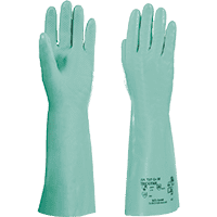 KCL Chemikalien-Schutzhandschuh Tricotril® 737, Kat.III, grün, 400mm, Größe 10
