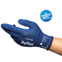 Ansell ESD Schutzhandschuh HyFlex® 11-819, Kategorie II, blau, Nylon,250mm, Größe 6