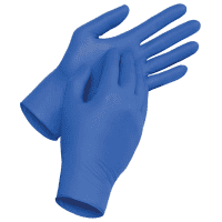 uvex Chemikalien-Einwegschutzhandschuh u-fit lite, Kat.III, blau, Größe 6,100/VE