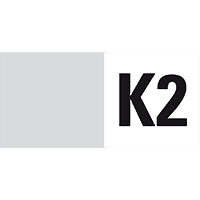 Kennzeichnung für elektrische Betriebsmittel K2, Folie, selbstkl.,57x25mm,6/Bogen
