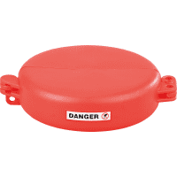 Ventilabsperrung Berühren/Schalten verboten, Typ 3, rot, Polyurethan, Ø 127-165mm