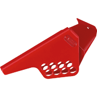 ABUS Kugelventil-Verriegelung, rot, Stahl, pulverbeschichtet, 90x52x63mm