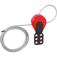 ABUS Kabelverriegelung Safelex Universal, Klemmmechanismus, nachspannbar, 1m