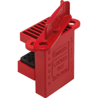 ABUS Kugelhahnventil-Verriegelung, rot, Metallgehäuse, 57cm