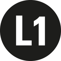 Leiterkennzeichen L1 Wechselstromnetz, RoHS konform, Folie, Ø 12,5mm, 20/Bogen