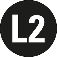 Leiterkennzeichen L2 Wechselstromnetz, RoHS-konform, Folie, Ø 12,5mm, 20/Bogen