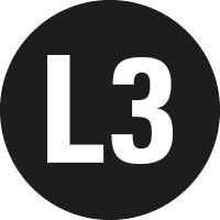 Leiterkennzeichen L3 Wechselstromnetz, RoHS konform, Folie, Ø 12,5mm, 20/Bogen