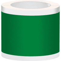 Rohrleitungsband, uni, grün, Polyesterfolie, 104mm, 33m/Rolle