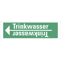 Rohrleitungsband Trinkwasser, praxisbewährt, ab Ø 10mm, grün/weiß, 33m/Rolle