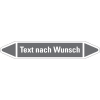 RKZ-Etikett, Text nach Wunsch, für Ø 25-40mm, Folie, 154x26mm, 5/Bogen