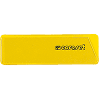 coroset® magnetische Etikettenhalter, gelb, 97x30mm, 100/VE