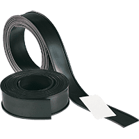 Magnetisches C-Profil auf Rolle, schwarz, Kunststoff, 20mmx50m