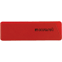 coroset® magnetische Etikettenhalter, rot, 97x30mm, 100/VE