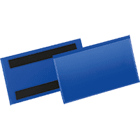DURABLE Etikettentasche, magnetisch, blau/transparent, 150x67mm, 50/VE