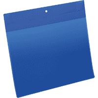 DURABLE Magnet-Kennzeichnungstasche, blau/transparent, A4, Querformat, 10/VE