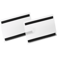 DURABLE Etikettentasche HARD COVER A5, magnetisch, transparent, 10/VE