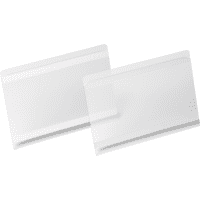 DURABLE Etikettentasche HARD COVER A5, selbstklebend, transparent, 10/VE