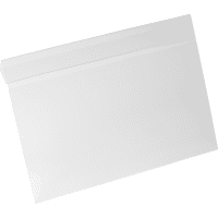 DURABLE Kennzeichnungstasche HARD COVER, Falz, transparent, A4, Querformat,10/VE