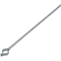 Ausleger-Rohrschelle ER 190, für Pfosten Ø 60mm, Stahl, Lochabstand 900mm,1077x30mm