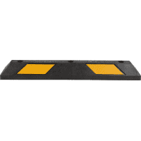 K.57 ParkGuide Parkplatzbegrenzer, z.Aufdübeln, schwarz/gelb, Gummi,900x150x100mm