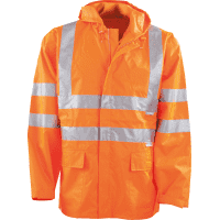 PLANAM Warnschutz-Regenjacke, Kat.II, EN ISO 20471/3, warnorange, Größe M