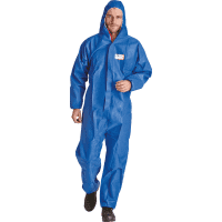 Einweg-Schutzoverall ProSafe 1FR, Kat. III, Typ 5 und 6, blau, Größe XL, 50/VE