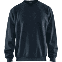 BLAKLÄDER Pullover 3340, Rundhals, dunkelblau, Baumwolle, Größe XXL