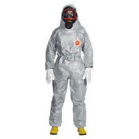 Tychem® Schutzoverall 6000 F FaceSeal, Modell TF611T, Kat.III, grau, Größe XL