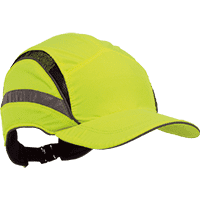 3M™ Anstoßkappe First Base 3, Kat.II, Standardsch.(70mm), warngelb, Reflexb.,52-65cm