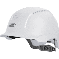 ABUS Arbeitsschutzhelm Scator, Kat.II, kurzer Schirmm, polar-weiß, 53-63 cm
