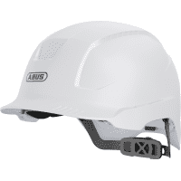 ABUS Arbeitsschutzhelm Scator-E, Kat.III, kurzer Schirm, polar-weiß, 53-63cm