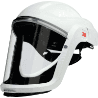 3M™ Versaflo™ Gesichtsschild M-206, Kat.III, hellgrau, farbloses PC-Visier, 591g
