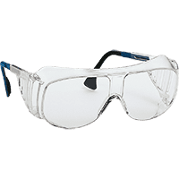 uvex Schutzbrille 9161.005, Kat.II, blau/schwarz, PC-Scheibe, farblos, sapphire,46g