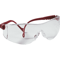 Honeywell Schutzbrille OP-TEMA™, Kat.II, burgund, farblose PC-Scheibe, 40g