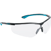 uvex Brille sportstyle 9193.376, Kat.II, schw./blau, farblo. PC-Scheibe, extreme,23g