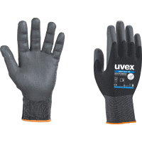 uvex Schutzhandschuh phynomic XG, Kat.II, schwarz/grau, Polyamid,270mm, Größe 7