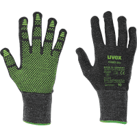 uvex Schnittschutz-Handschuh C300 dry, Kategorie II, anthrazit, 270mm, Größe 9