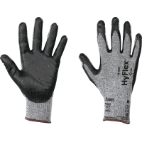 Ansell Schutzhandschuh HyFlex® 11-801, Kategorie II, schwarz, 240mm, Größe 9