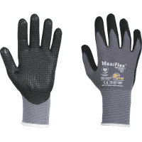 ATG Strickhandschuh MaxiFlex® Endurance™, Kat.II, grau/schwarz, 240mm, Größe 10